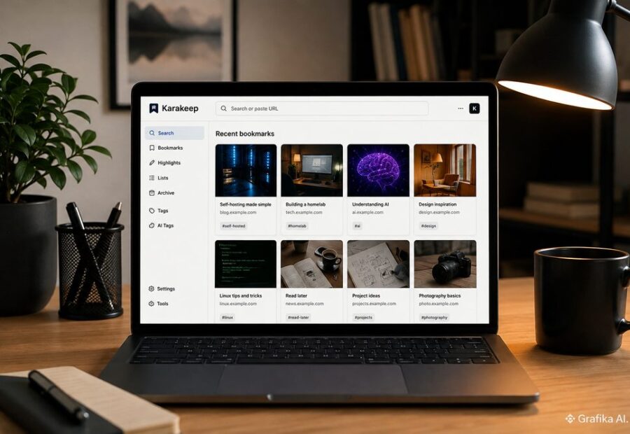 Karakeep zamiast Pocket i Raindrop: jak stworzyć własne archiwum linków, stron, obrazów i notatek z automatycznym tagowaniem AI oraz pełnotekstowym wyszukiwaniem na własnym serwerze