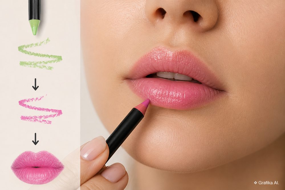 Kredka do ust reagująca na pH: jak bezbarwny lub nietypowo zabarwiony pigment zmienia kolor po nałożeniu, dlaczego efekt nie jest naprawdę „unikalny dla DNA” i czym pH lip liner różni się od klasycznego tintu