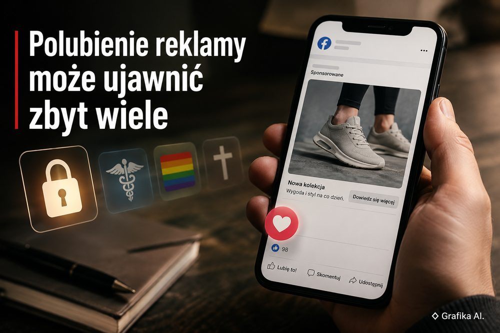 Polubienie reklamy na TikToku, Facebooku lub Instagramie może ujawnić reklamodawcy, że należysz do wrażliwej grupy docelowej